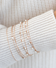 DANCING PEARLS|Armreif Rosé