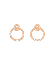 TOPAZ CIRCLE  Ear Jackets Rosé 