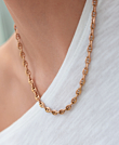 CURB CHAIN|Halskette Rosé