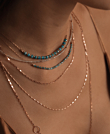 LABRADORITE DELIGHT  Choker Grau