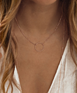 CIRCLE  Halskette Rosé