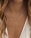 CIRCLE  Halskette Silber