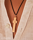 PLATO'S CROSS  Halskette Silber