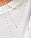 DIAMOND Halskette|14K Gold