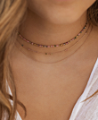 GLOW  Choker Silber