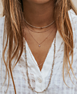OCULAIRE  Halskette Grau