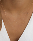 STARS HALSKETTE  14K Gold