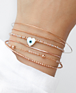 EVIL EYE|Armband Herz
