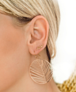 PALM LEAF|Ohrringe Rosé