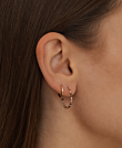 TOURMALINE DELIGHT  Creolen 21mm