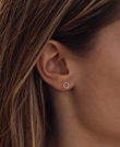 DIAMOND Ohrstecker  14K Weißgold 4MM