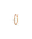 DIAMOND Creole  Single 14K Roségold