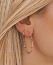 TOURMALINE DELIGHT  Creolen Bunt