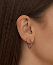CITRINE DELIGHT  Creolen 21mm