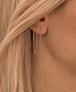 PULL THROUGH  Ohrschmuck 14K Roségold