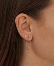 HAMSA Ohrstecker Single  14K Gold