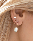 PEARL Creole|14K Roségold