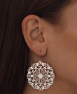 MANDALA  Ohrringe Gold
