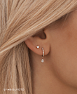 TWINKLING STAR  Ohrstecker Silber