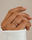 SPARKLING TOPAZ  Ring Gold