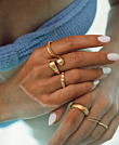 CONTOUR  Ring Gold
