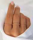 MENTON  Ring Silber