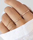 EDGY DETAILS|Ring Rosé