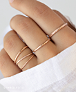 EDGY DETAILS|Ring Gold