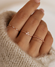 SHINY CLOVER  Ring Rosé