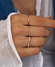 MOONSTONE DELIGHT  Ring Weiß