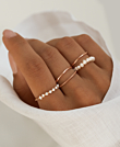 PEARL TOULON  Ring Weiß