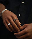 ICOSAHEDRON  Ring Silber