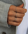 GARLAND  Ring Silber