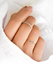 TRUE LOVE|Ring Silber