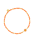 MIYUKI DAISY  Armband Orange